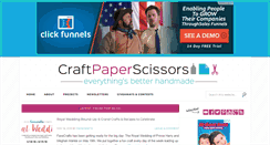 Desktop Screenshot of craftpaperscissors.com