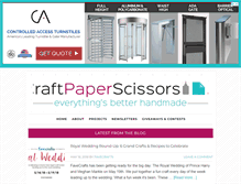 Tablet Screenshot of craftpaperscissors.com